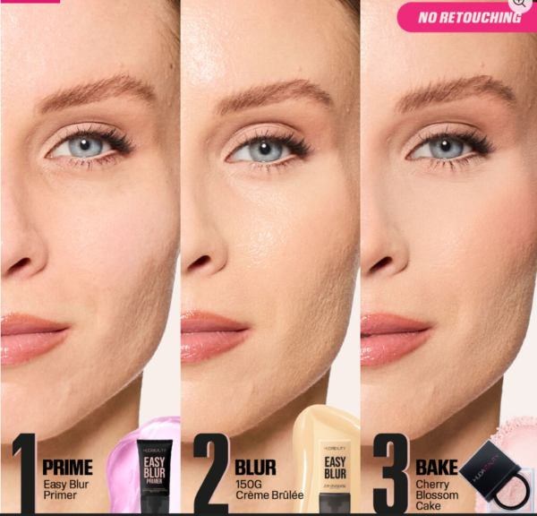 Easy Blur Natural Foundation with Niacinamide (  Creme Brulee shade 150G ) - Image 3