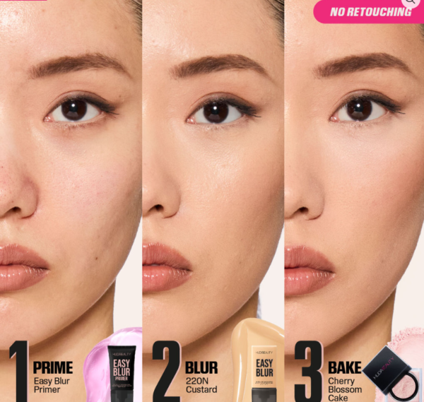 Easy Blur Natural Foundation with Niacinamide ( Custard shade 220N ) - Image 3
