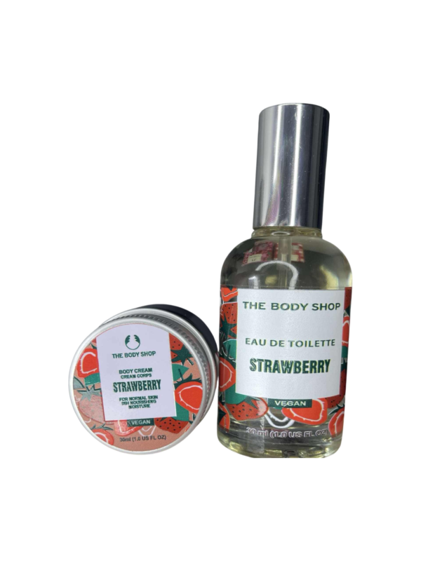 starwberry the body shop perfume & mkhmaria 30 mll