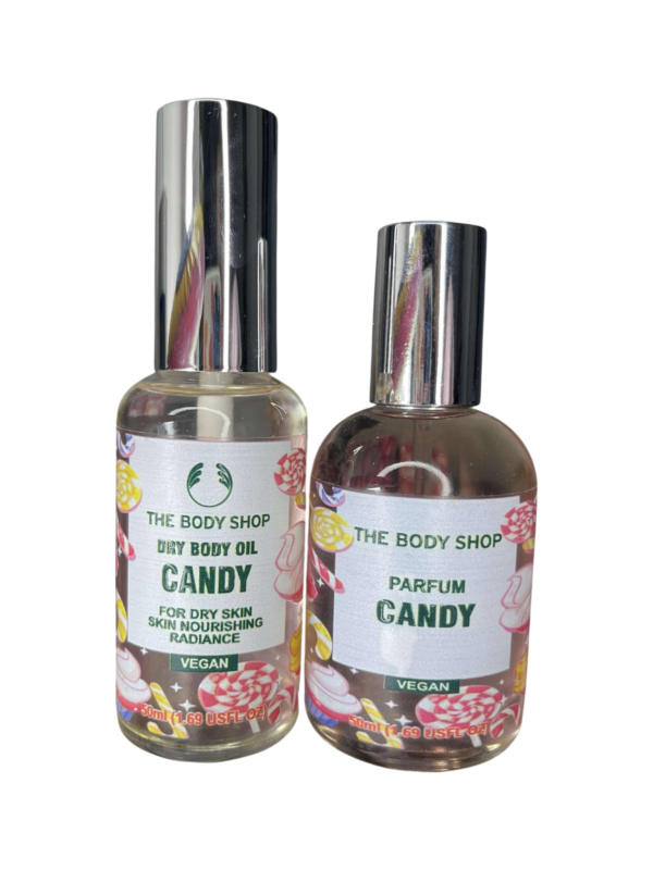 candy the body shop body oil & perfume 50 mll