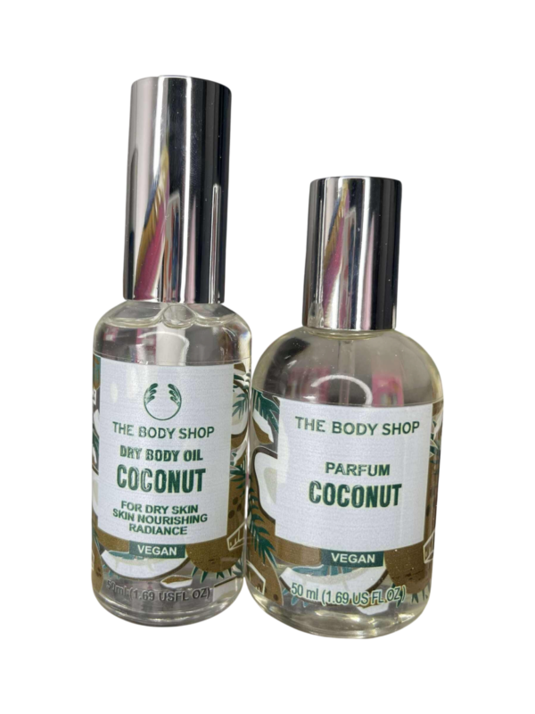 coconut the body shop body oil & perfume 50 mll