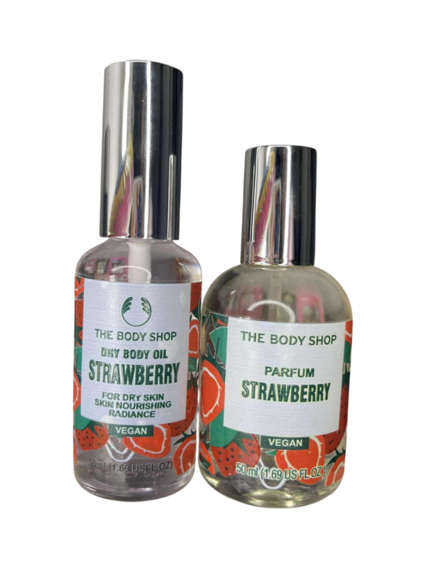 strawberry the body shop body oil & perfume 50 mll